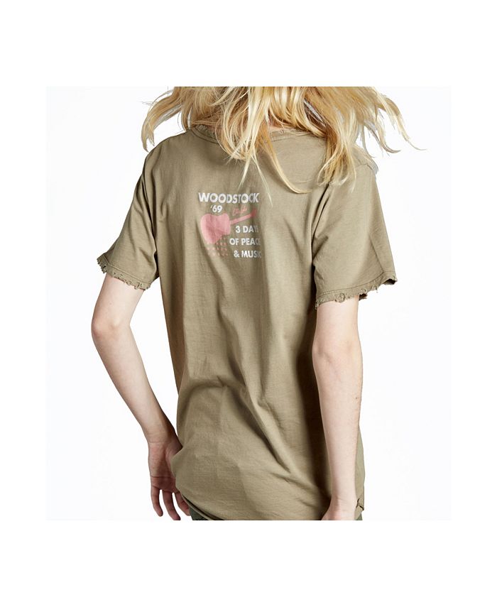 Recycled Karma Brands Woodstock 3 Days of Peace Music '69 TShirt Macy's