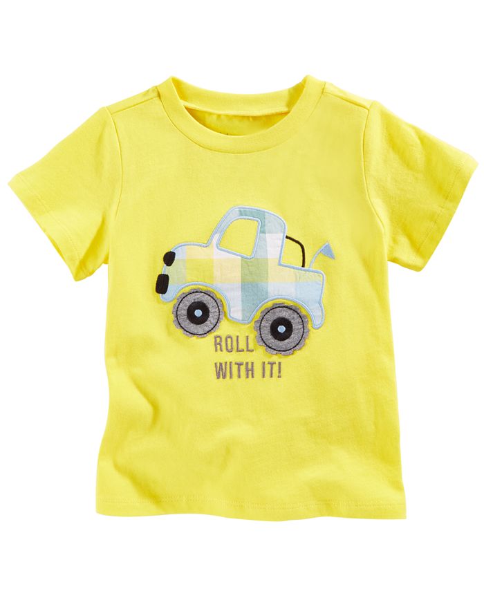 First Impressions Baby Boys Truck-Print Cotton T-Shirt, Created for ...