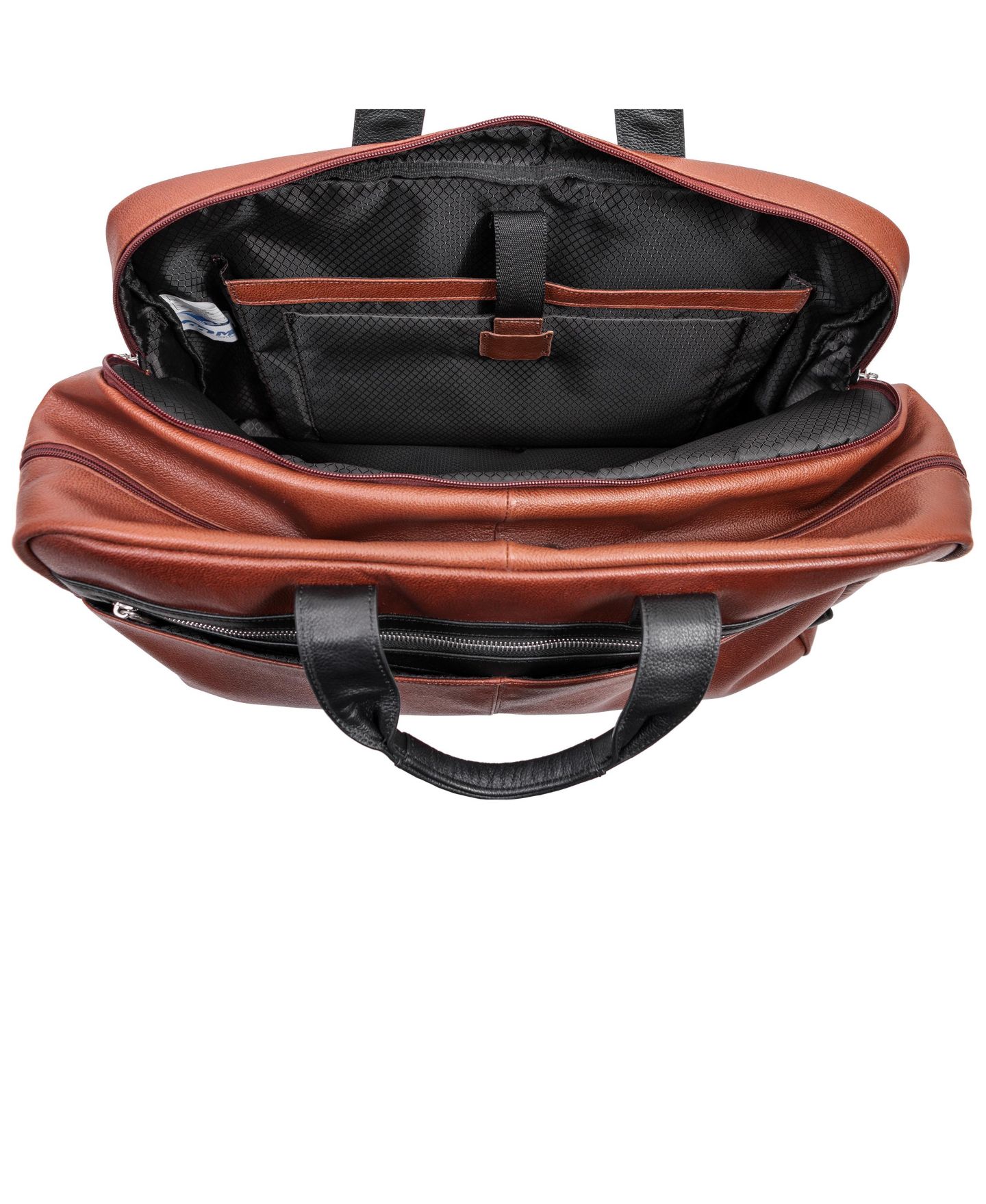 Сумка McKlein Wellington 21" Dual-Compartment Laptop Tablet Duffel, цвет: Чёрный — фото 14