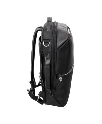 East Side 17" Nylon 2-In-1 Laptop Tablet Convertible Travel Backpack Cross-Body