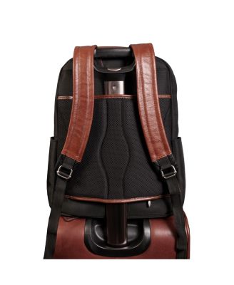 Logan 17" Nylon Dual-Compartment Laptop Tablet Backpack