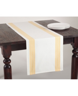 Saro Lifestyle Striped Design Runner