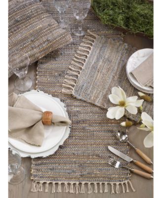Fringed Chindi Table Runner