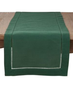 Saro Lifestyle Classic Hemstitch Border Table Runner 16