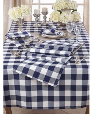Buffalo Plaid Cotton Blend Table Runner