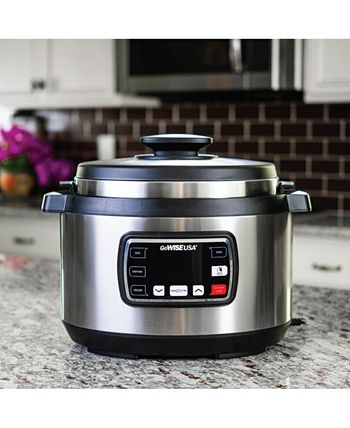 GoWISE USA 12.5-Quarts 12-in-1 Electric Pressure Cooker (Stainless