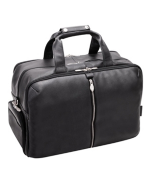 Mcklein Avondale 22" Nylon Triple Compartment Travel Laptop Duffel In Black