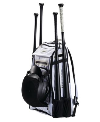 Franklin Sports USA Traveler Elite Fastpitch Softball Backpack - MLB Approved Gear Bag With Bat Storage