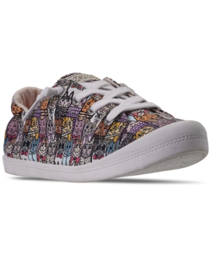 image of Skechers Women-s Bobs Beach Bingo Kitty Cruiser Bobs for Dogs and Cats Casual Sneakers from Finish Line