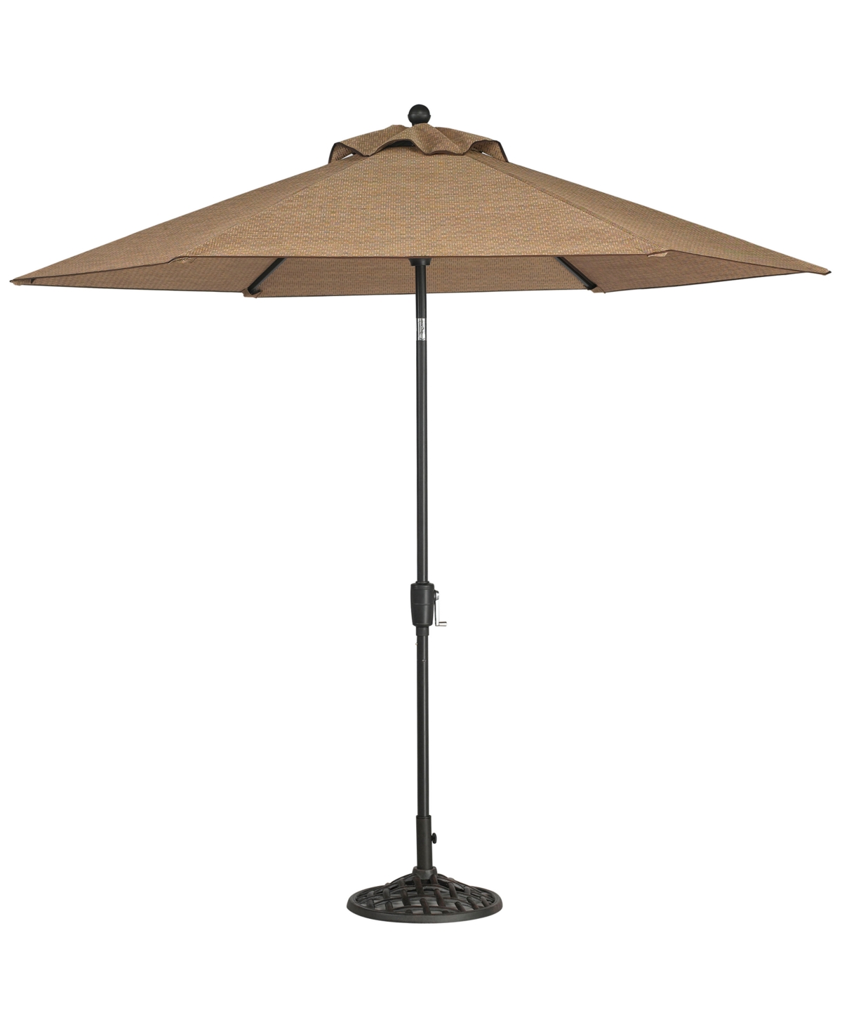 Beachmont Ii Outdoor 9 Auto-Tilt Patio Umbrella with Base, Created for Macys