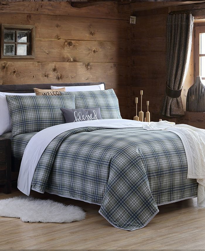 Cathay Home Inc. Blanket Sheet Set with Reversible Faux Mink Flat Sheet