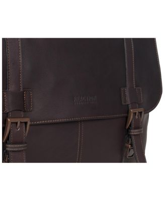 kenneth cole reaction colombian leather single gusset messenger bag