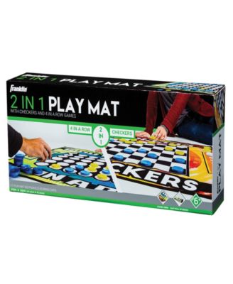 Checkers and Four-in-A-Row Mat