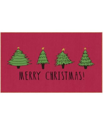 Mohawk - Christmas Trees Accent Rug, 30" x 50"