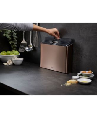 Folio Stainless Steel 4-Pc. Chopping Board Set in Case