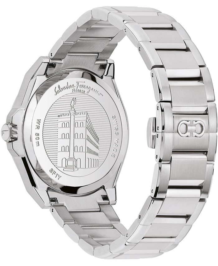 Salvatore Ferragamo Ferragamo Men's Swiss Ferragamo Urban Stainless ...