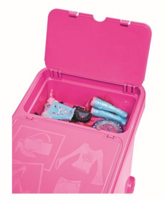 barbie rolling storage case