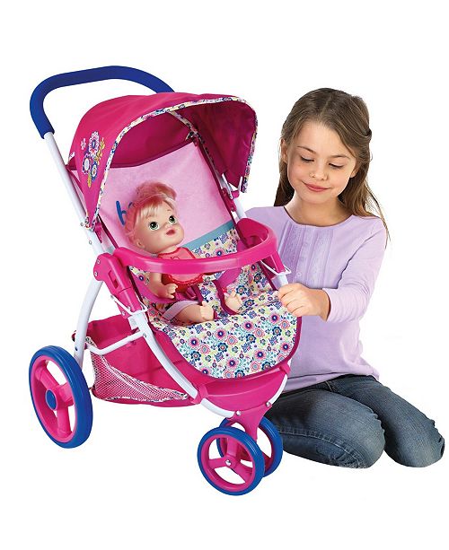 Baby Alive Pretend Play Baby Doll Travel System With Stroller Car Seat Reviews Home Macy S