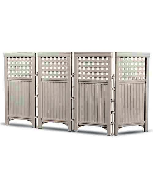 Suncast Outdoor Garden Yard 4 Panel Screen Enclosure Gated Fence Fs4423 Reviews Macy S