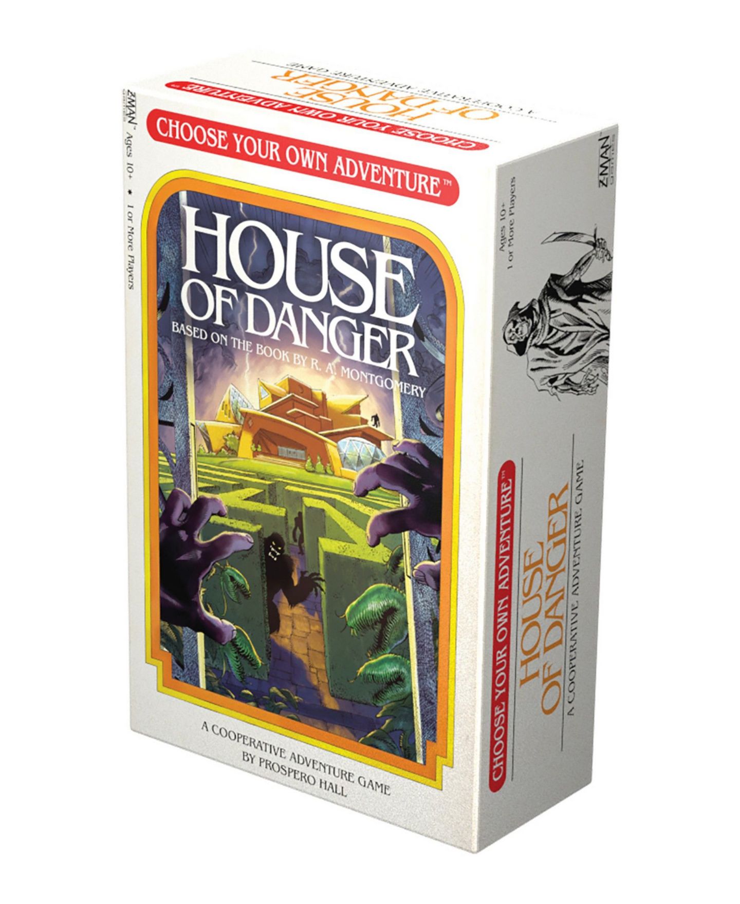 Детская настольная игра Z-Man Games House of Danger Cooperative Choose Your Own Adventure Board Game, Ages 10+ — фото 4
