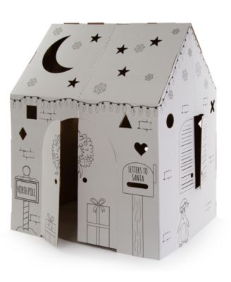 Holiday Cottage Cardboard Playhouse