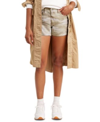 mid length shorts womens