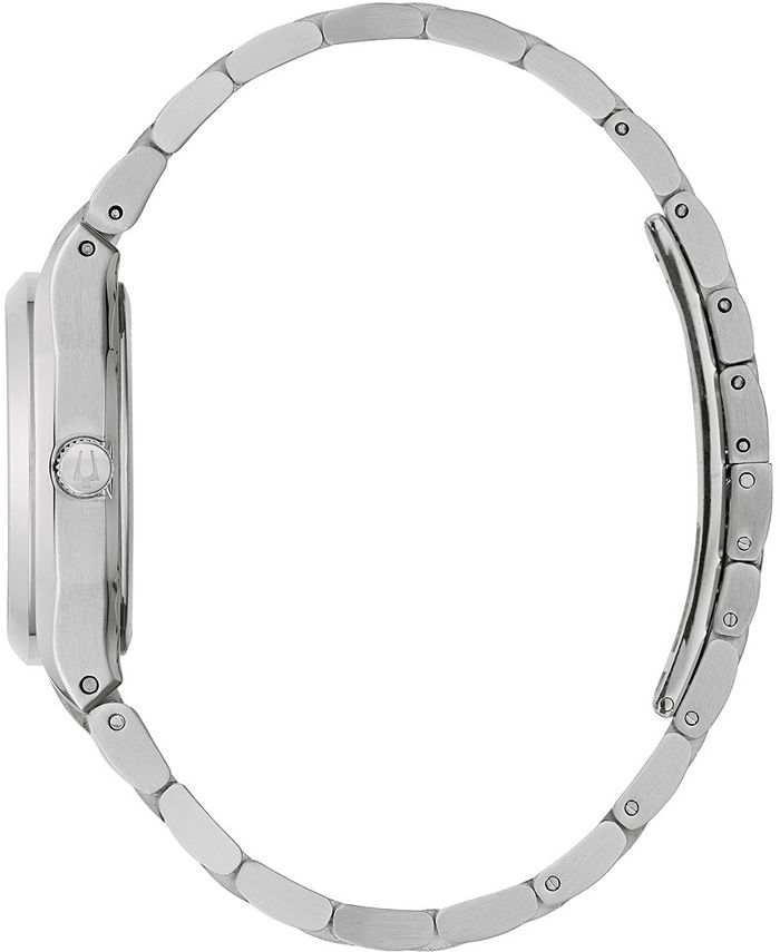 Bulova Women's Classic Stainless Steel Bracelet Watch 34mm, Created for ...