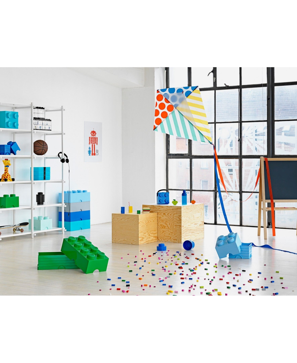 Shop Room Copenhagen Lego Storage Brick 8 In Multi