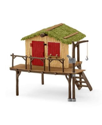 schleich jungle research station playset