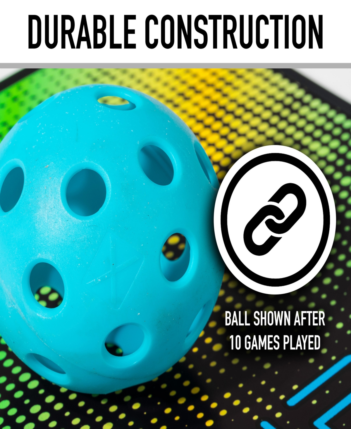 Franklin Sports X-26 Pickleballs - Indoor - 100 Pack - Usapa Approved