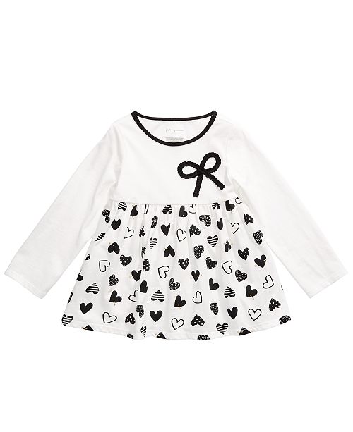 Toddler Girls Cotton Bow Heart Tunic Created For Macy S