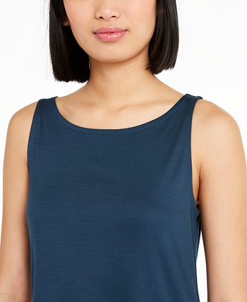 Eileen Fisher Women's Ballet Neck Long Sleeve Top Grey Size Small