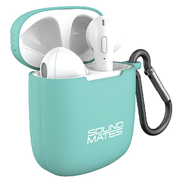 Tzumi SoundMates Wireless Stereo Earbuds with Wireless Charging Case