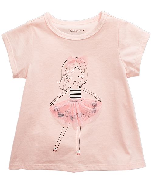 First Impressions Toddler Girls Tutu Girl T Shirt Created For Macy S