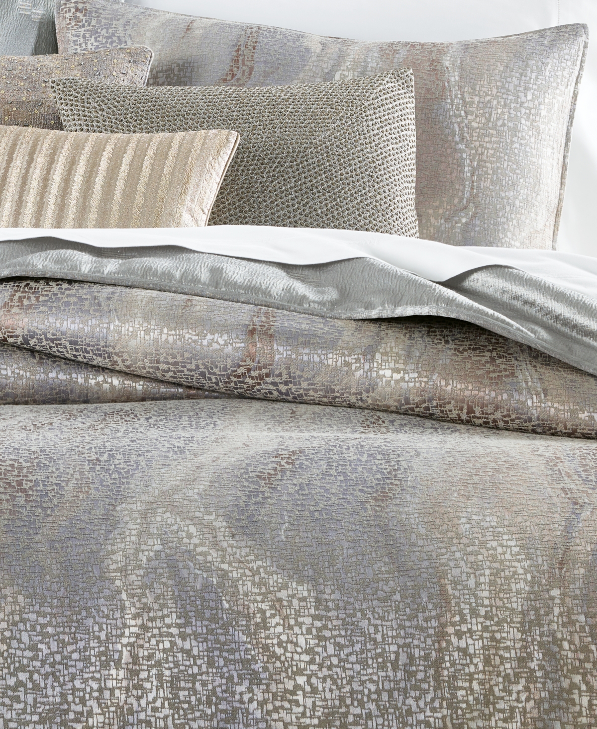 Closeout! Hotel Collection Terra Duvet Cover, Full/Queen, Exclusively at Macy's