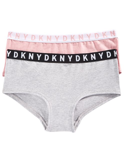 DKNY Little & Big Girls 2-Pk. Cotton Boyshort Underwear & Reviews ...