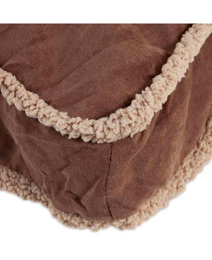 Aspen Pet 36 X 45 Shearling Gusseted Pillow Dog Bed Macy's