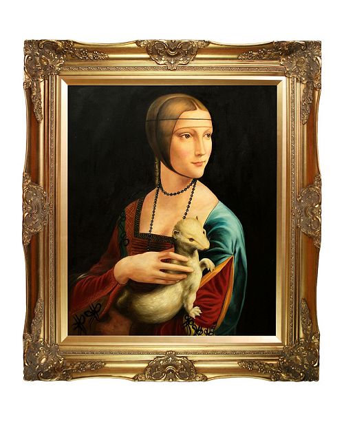 La Pastiche By Overstockart Lady With An Ermine By Leonardo Da