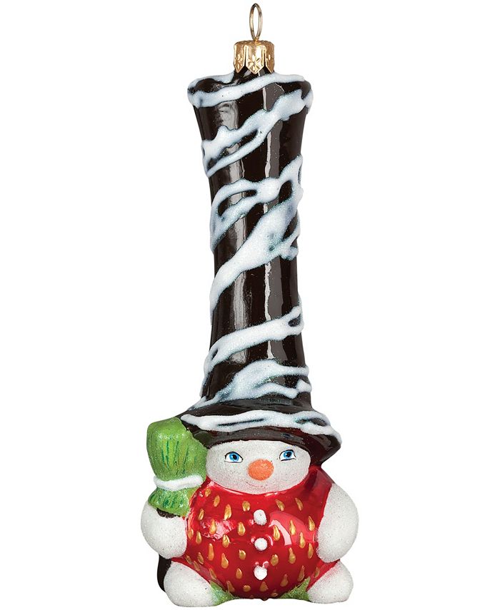 Joy to the World - Glitterazzi Chocolate Covered Strawberry Gnome Snowman