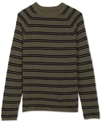 Billy Reid - Men's Regular-Fit Boucl&eacute; Stripe Sweater