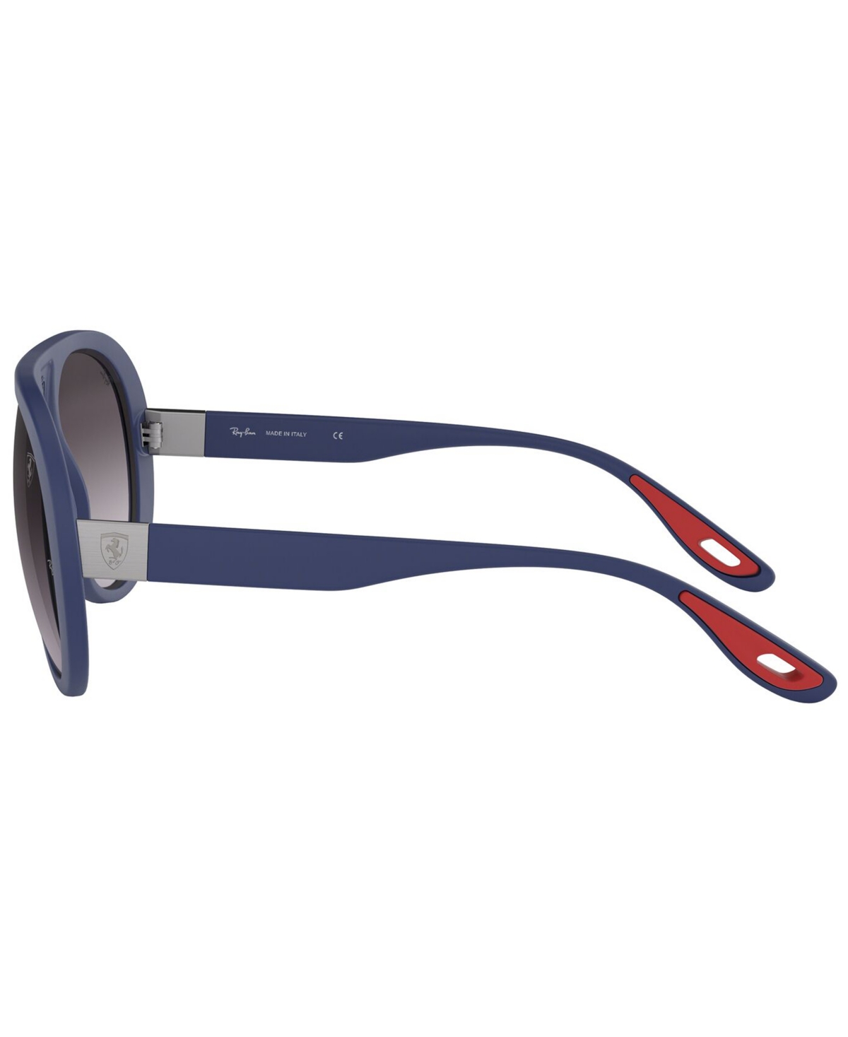 Ray Ban Rb4310m Scuderia Ferrari Collection Sunglasses Blue Frame Grey Lenses 58-16 In Matte Dark Blue,light Grey Gradient Dark