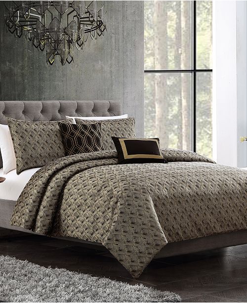 Hallmart Collectibles Closeout Torcido 6 Pc King Duvet Cover