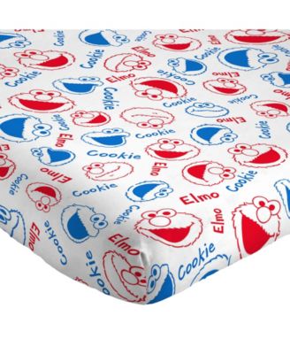 Sesame Street Elmo Cookie Squares Twin Bed in  a bag