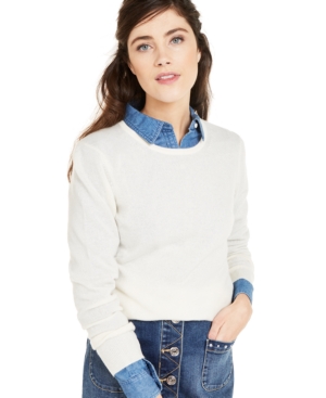 Charter Club Crew Neck Cashmere Sweater Regular Petite Sizes