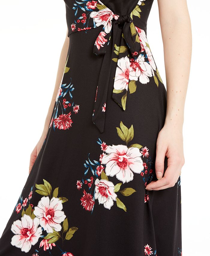 BCX Juniors' Floral-Print High-Low Dress - Macy's