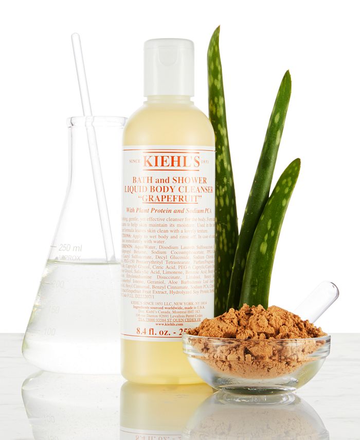 Kiehl's Since 1851 Bath & Shower Liquid Body Cleanser Grapefruit, 8.4