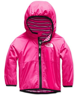 baby pink north face jacket