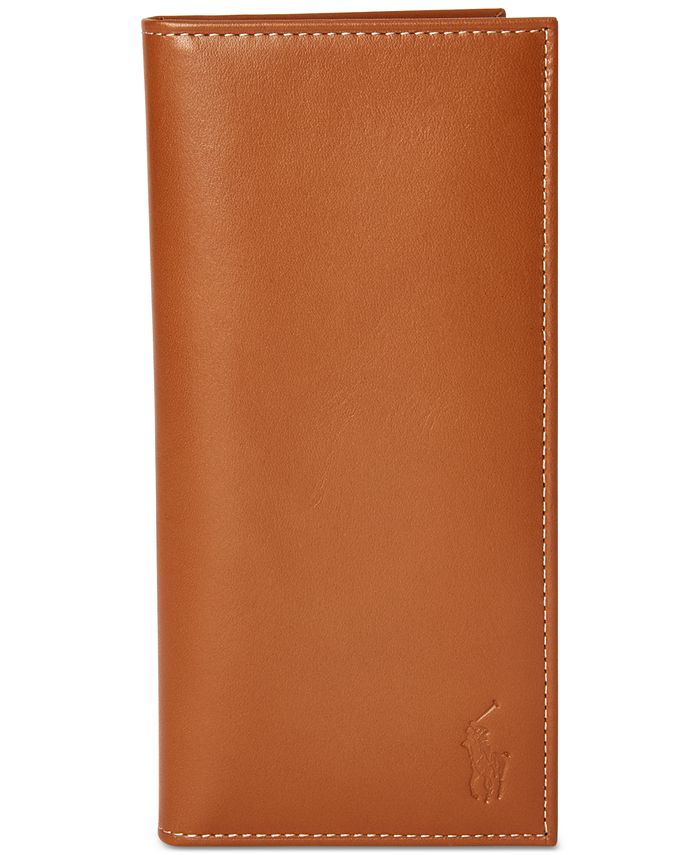 Polo Ralph Lauren Men's Burnished Leather Narrow Wallet & Reviews - All  Accessories - Men - Macy's