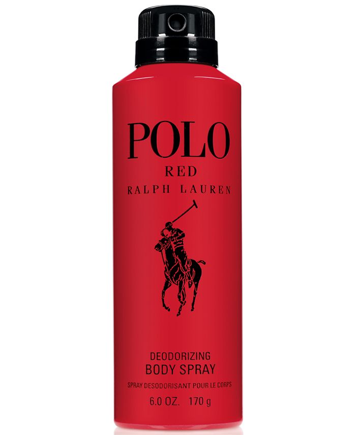 Ralph Lauren Men's Red Deodorizing Body Spray, 6 oz Macy's