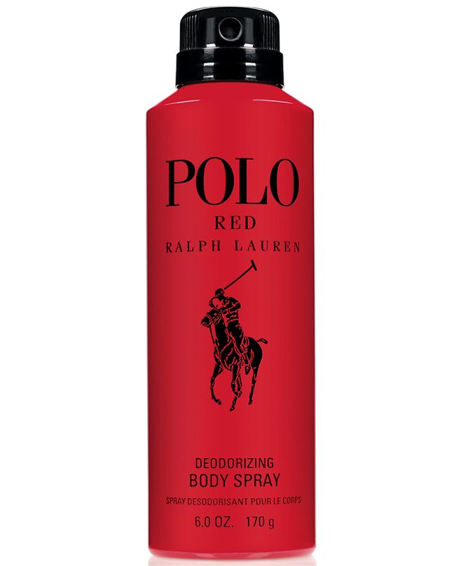 Ralph Lauren Men's Polo Red Deodorizing Body Spray, 6 oz & Reviews